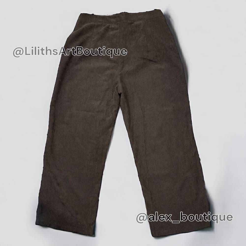 SHEIN CURVE Corduroy Wide Leg Pants(D004)-Size 1XL for Women - Picture 4 of 6